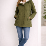 Women's Long Hooded Winter Jacket with Full Coverage Design