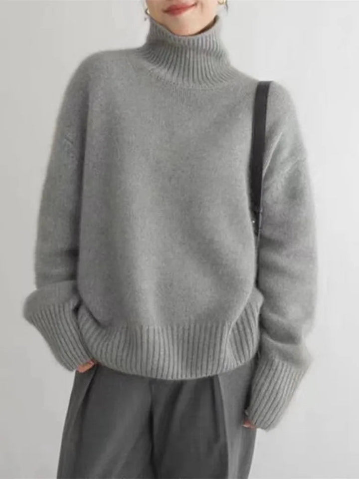Maria | Womens Cashmere Luxe Turtleneck Jumper