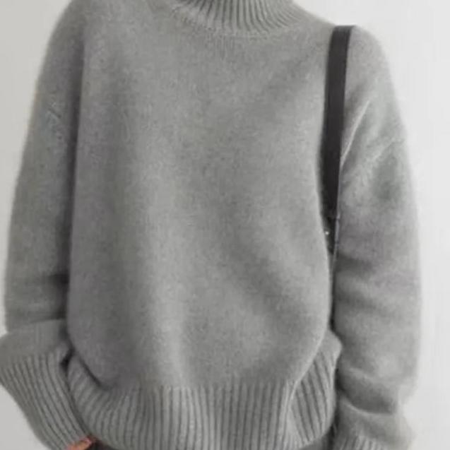 Soft Oversized Turtleneck Sweater