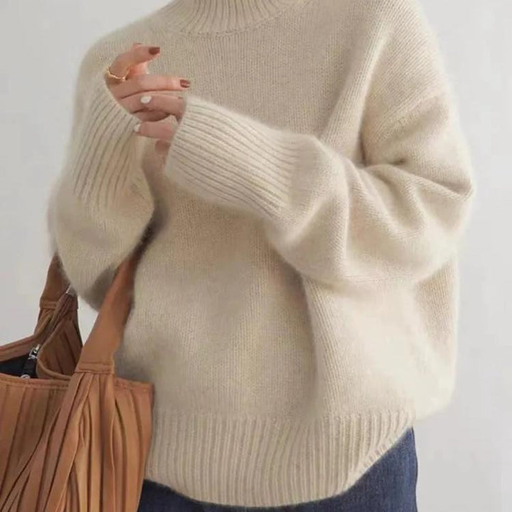 Women’s Cozy Oversized Turtleneck Sweater