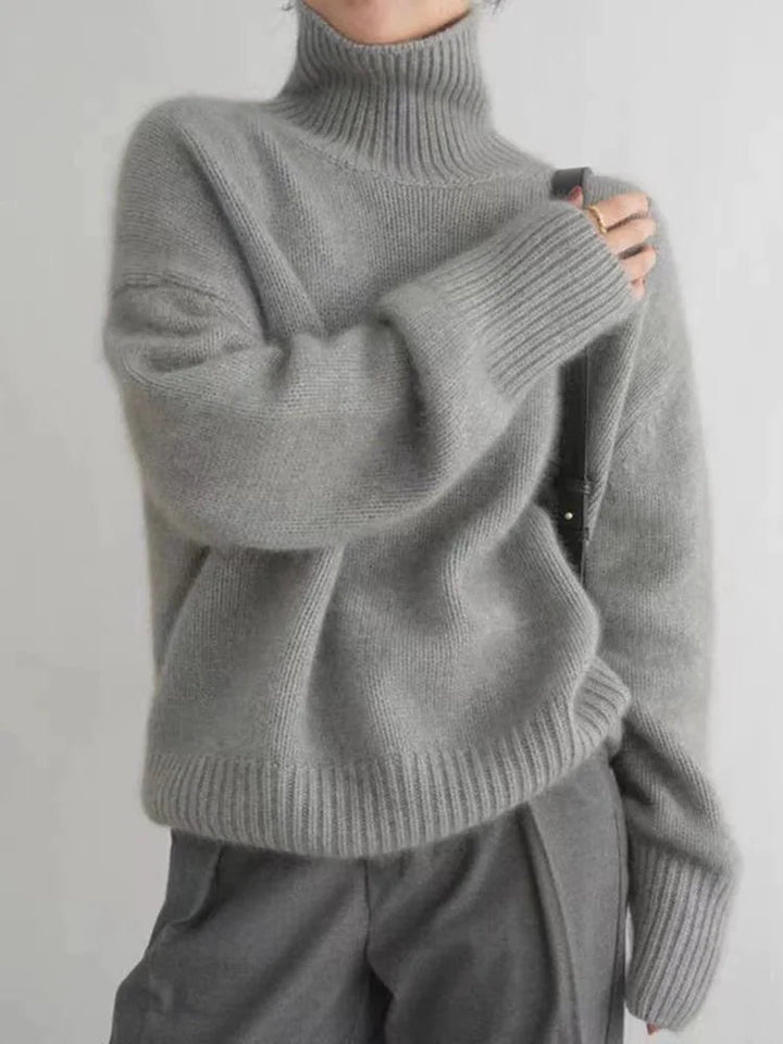 Maria | Womens Cashmere Luxe Turtleneck Jumper