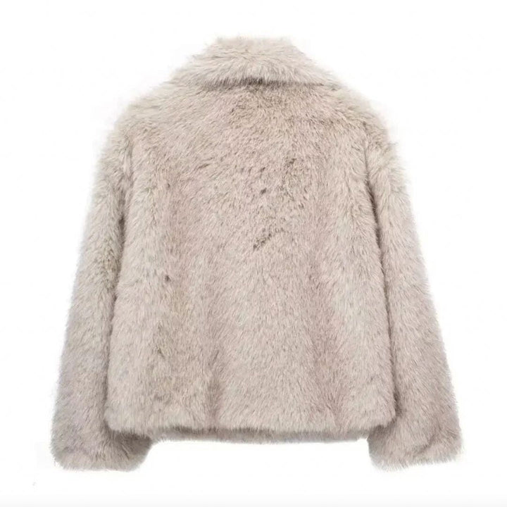Women's Faux Fur Cropped Jacket