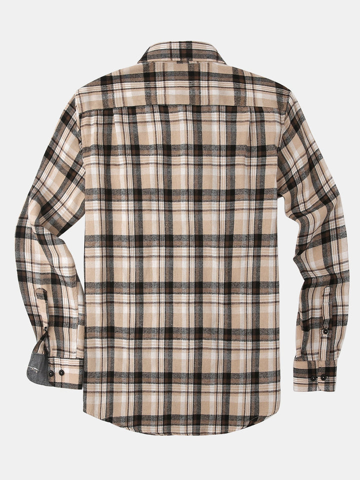 Flannel Plaid Button Up Shirt
