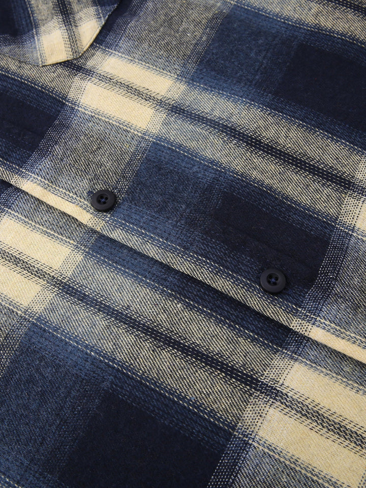 Flannel Plaid Button Up Shirt