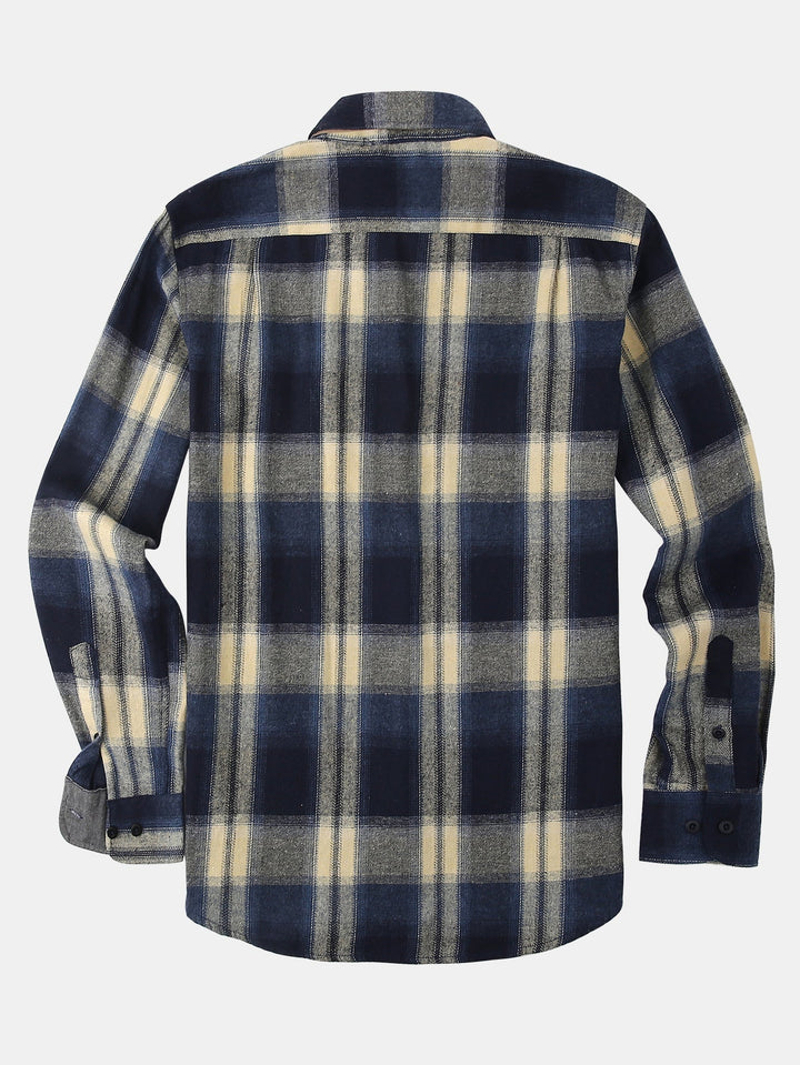 Flannel Plaid Button Up Shirt