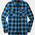Flannel Plaid Button Up Shirt