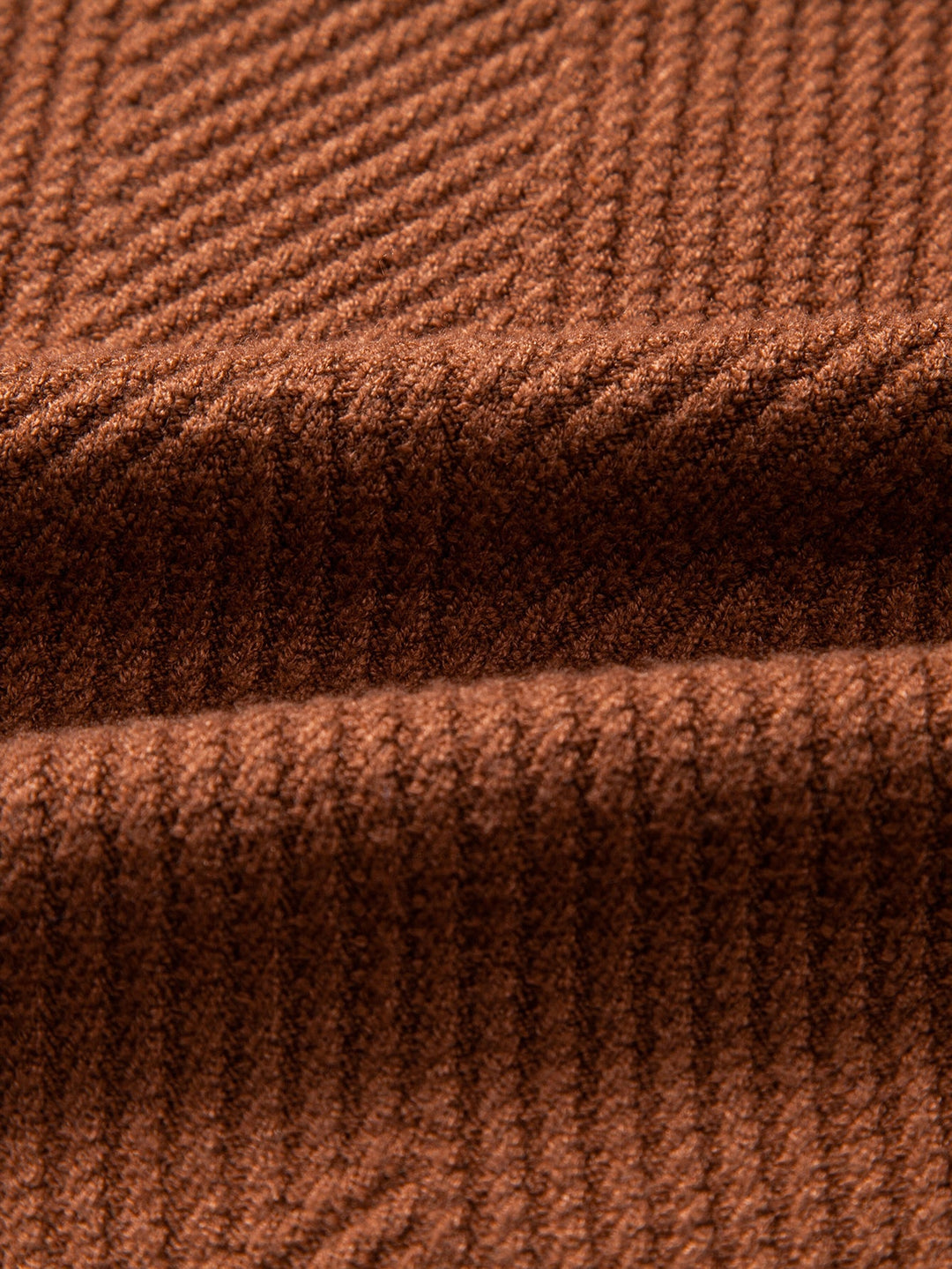 Stripe Mock Neck Sweater