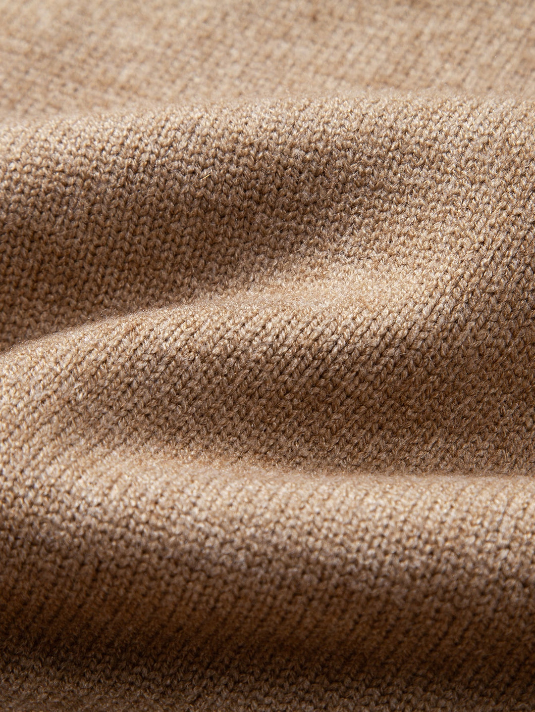 Heavyweight Stripe Mock Neck Knit Sweater