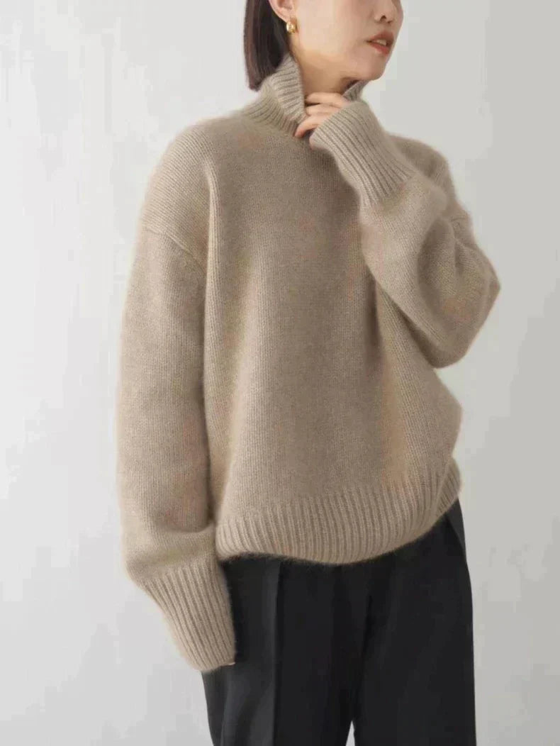 Maria | Womens Cashmere Luxe Turtleneck Jumper