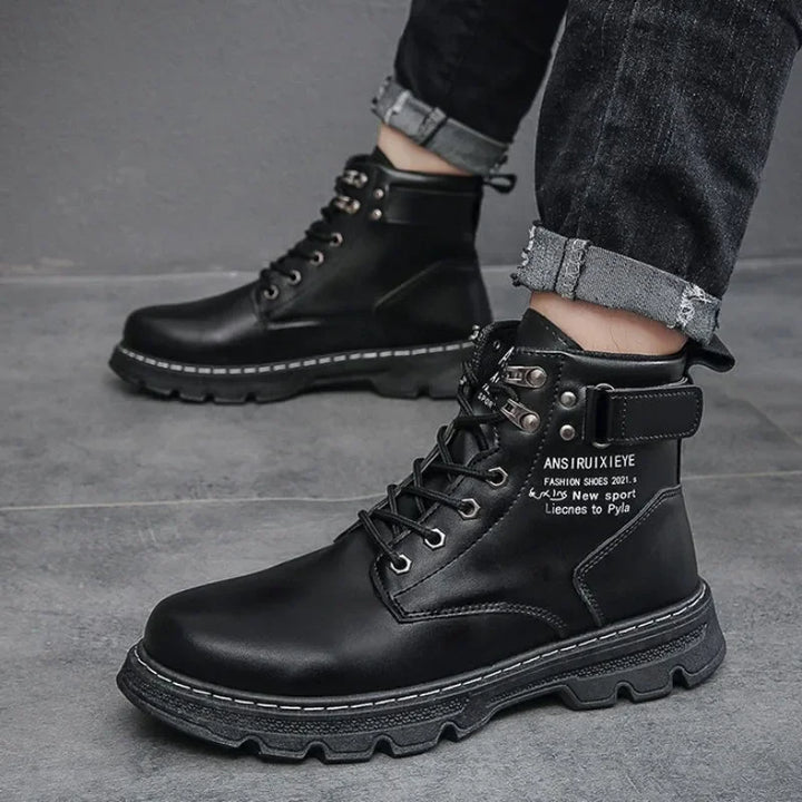 Benjamin High Top Leather Winter Boots