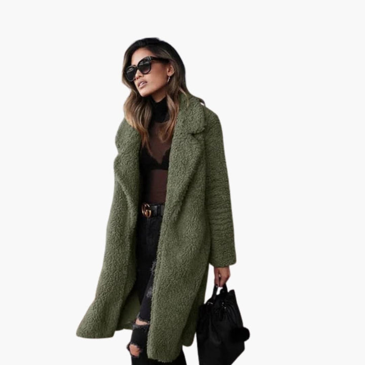 Women Casual Long Coat Soft Comfort Fit Design
