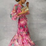 Violet & Grace™ | Wrap Dress with Floral Print