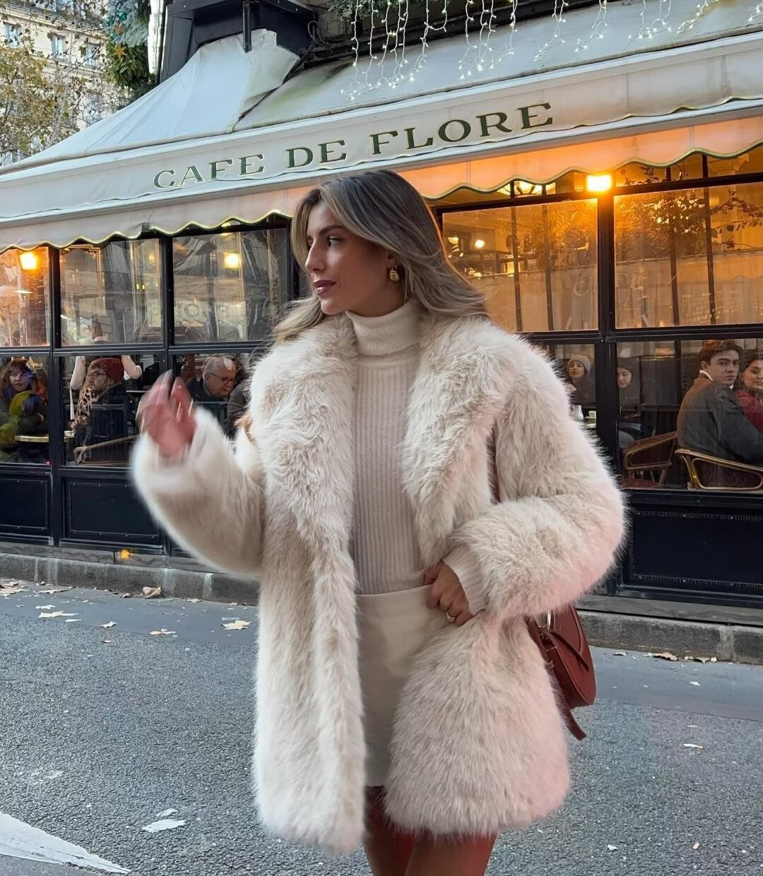 Women's Luxe Plush Faux Fur Jacket