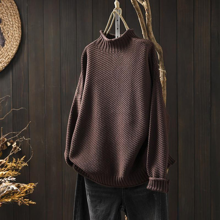 Patricia | Womens Merino Wool Knitted Turtleneck Jumper