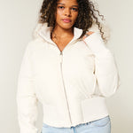 Women’s Cropped Hooded Puffer Jacket