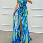 Violet & Grace™ | Vibrant Draped Dress