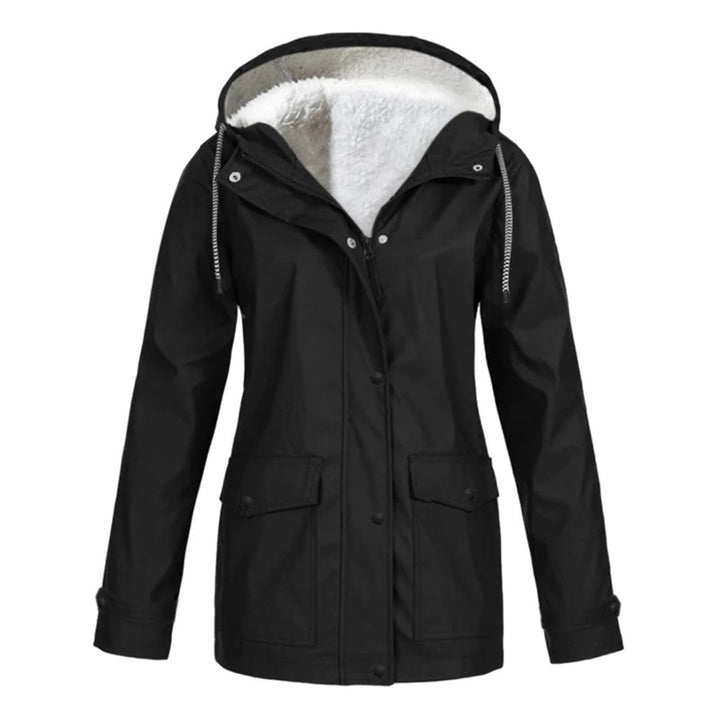 Women's Hooded Fleece-Lined Utility Jacket