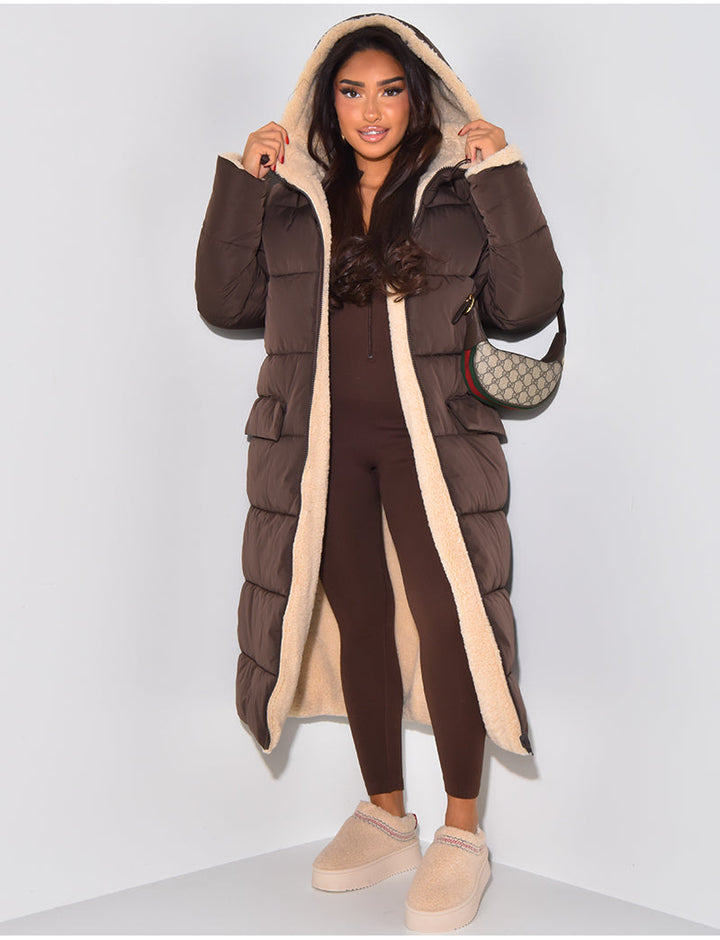 Reversible Women's Winter Jacket Insulated