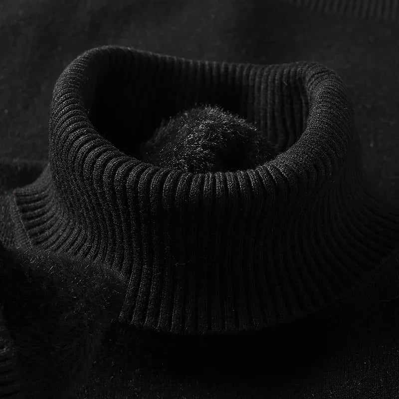 Savoni Cashmere Turtleneck Mens Jumper