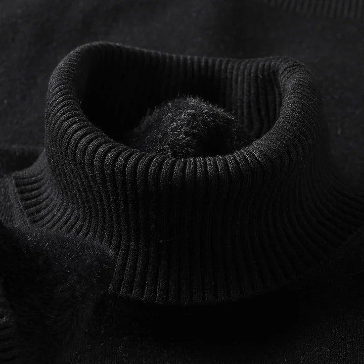 Savoni Cashmere Turtleneck Mens Jumper
