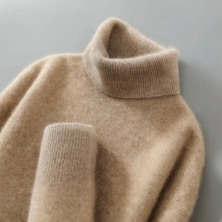 Olivia | Merino Wool Turtleneck Jumper