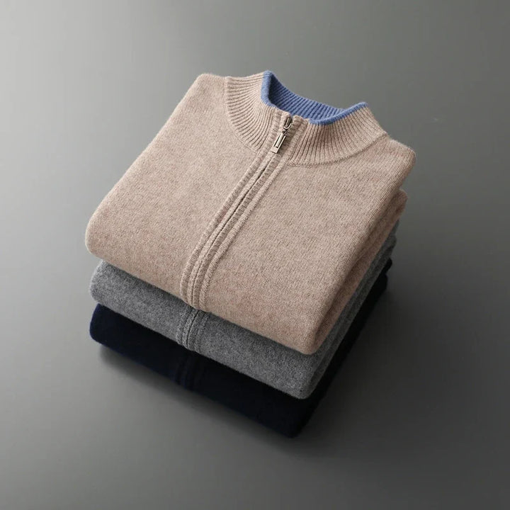 Henry Cashmere Zip Jacket