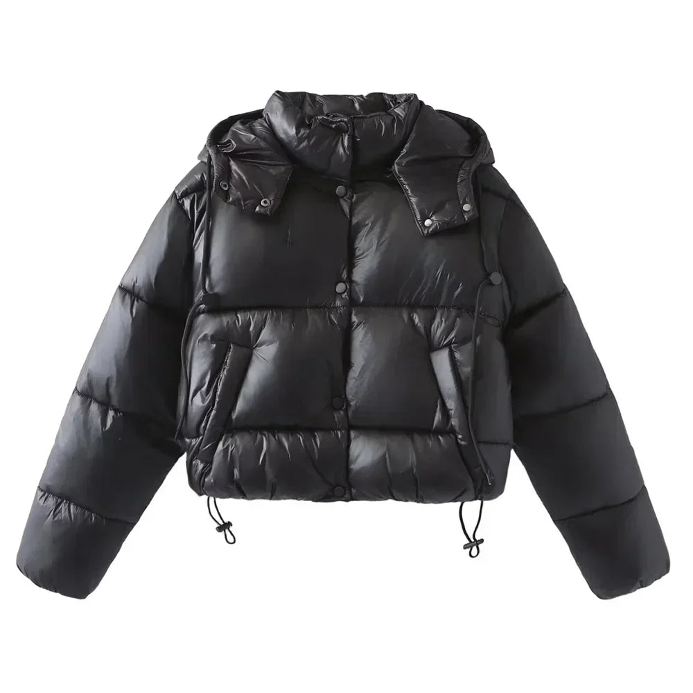Waterproof Women’s Puffer Jacket Hooded