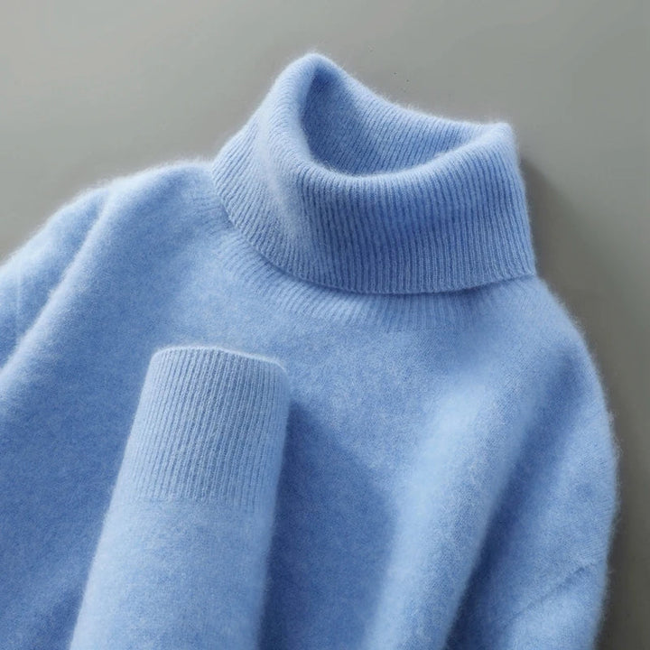 Olivia | Merino Wool Turtleneck Jumper