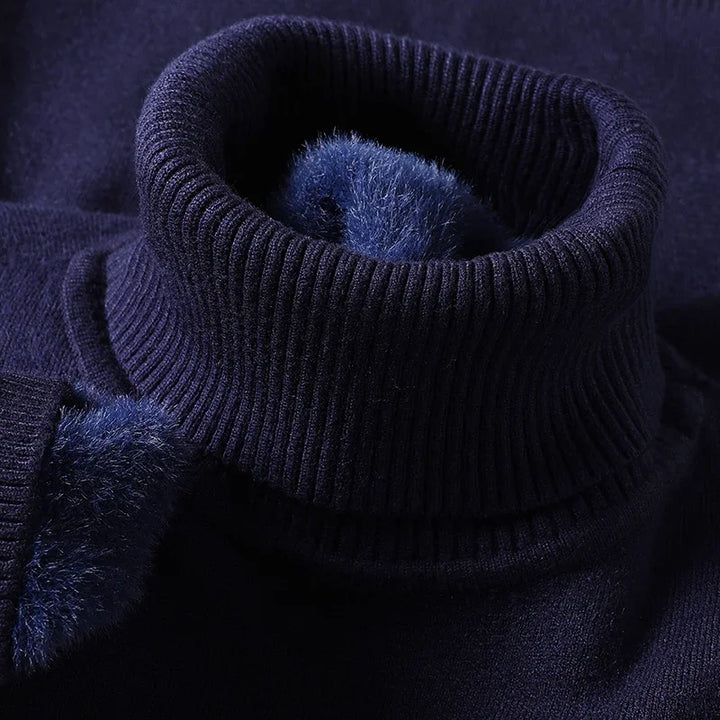 Savoni Cashmere Turtleneck Mens Jumper