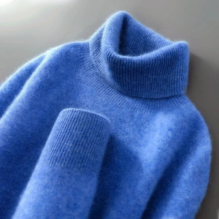 Olivia | Merino Wool Turtleneck Jumper