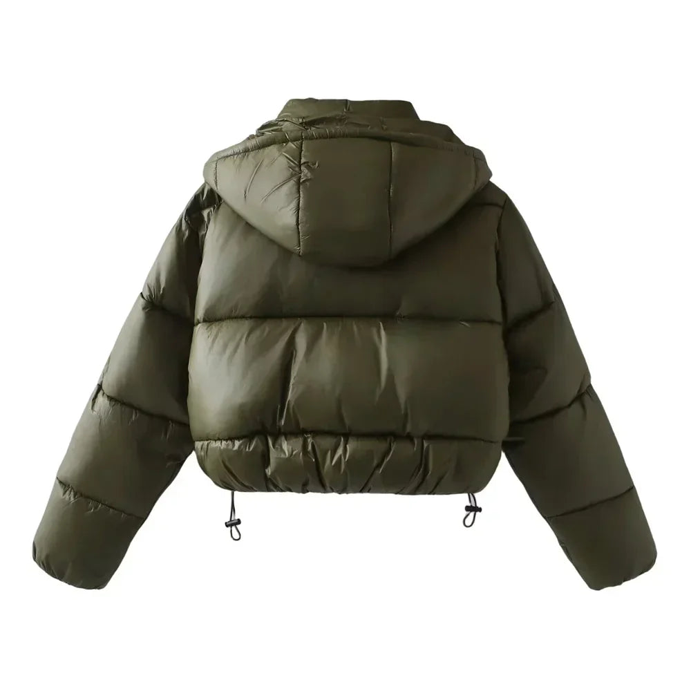Waterproof Women’s Puffer Jacket Hooded