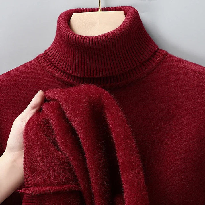 Savoni Cashmere Turtleneck Mens Jumper
