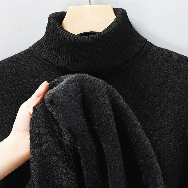 Savoni Cashmere Turtleneck Mens Jumper