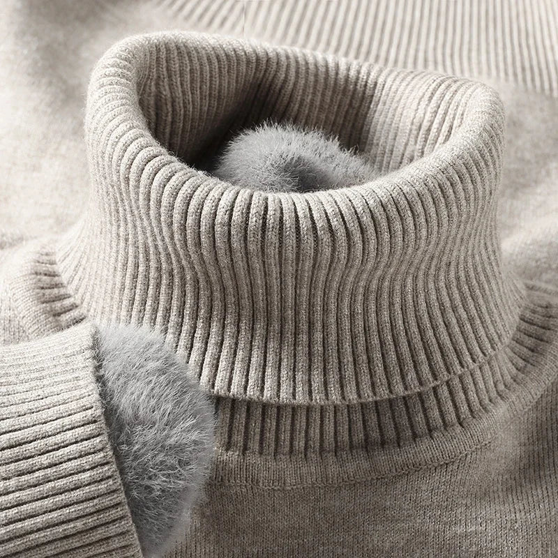 Savoni Cashmere Turtleneck Mens Jumper