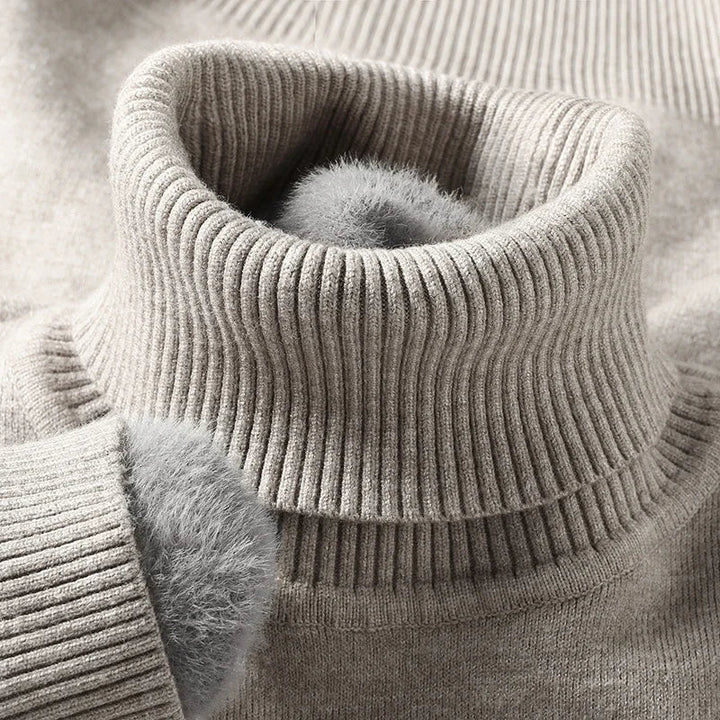 Savoni Cashmere Turtleneck Mens Jumper