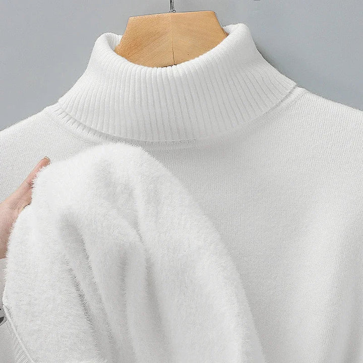 Savoni Cashmere Turtleneck Mens Jumper
