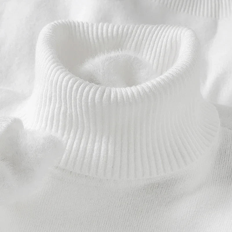 Savoni Cashmere Turtleneck Mens Jumper