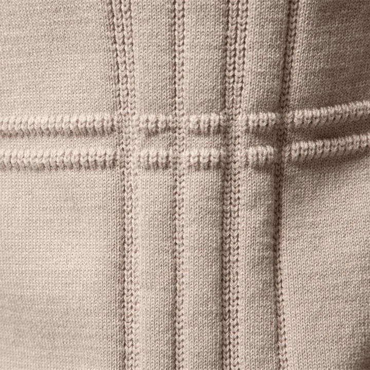 Burkhard | Stylish Men's Sweater with Check Design