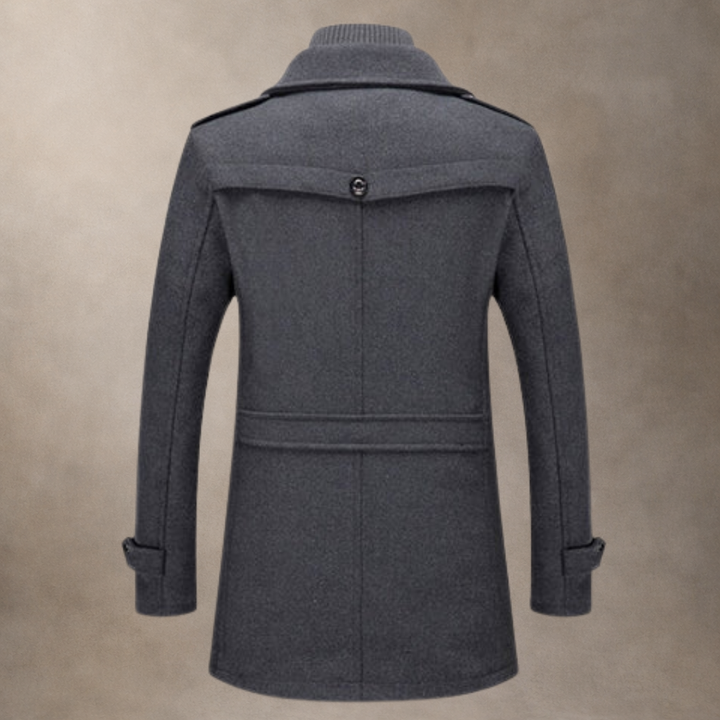 Adam | Layered Wool Coat