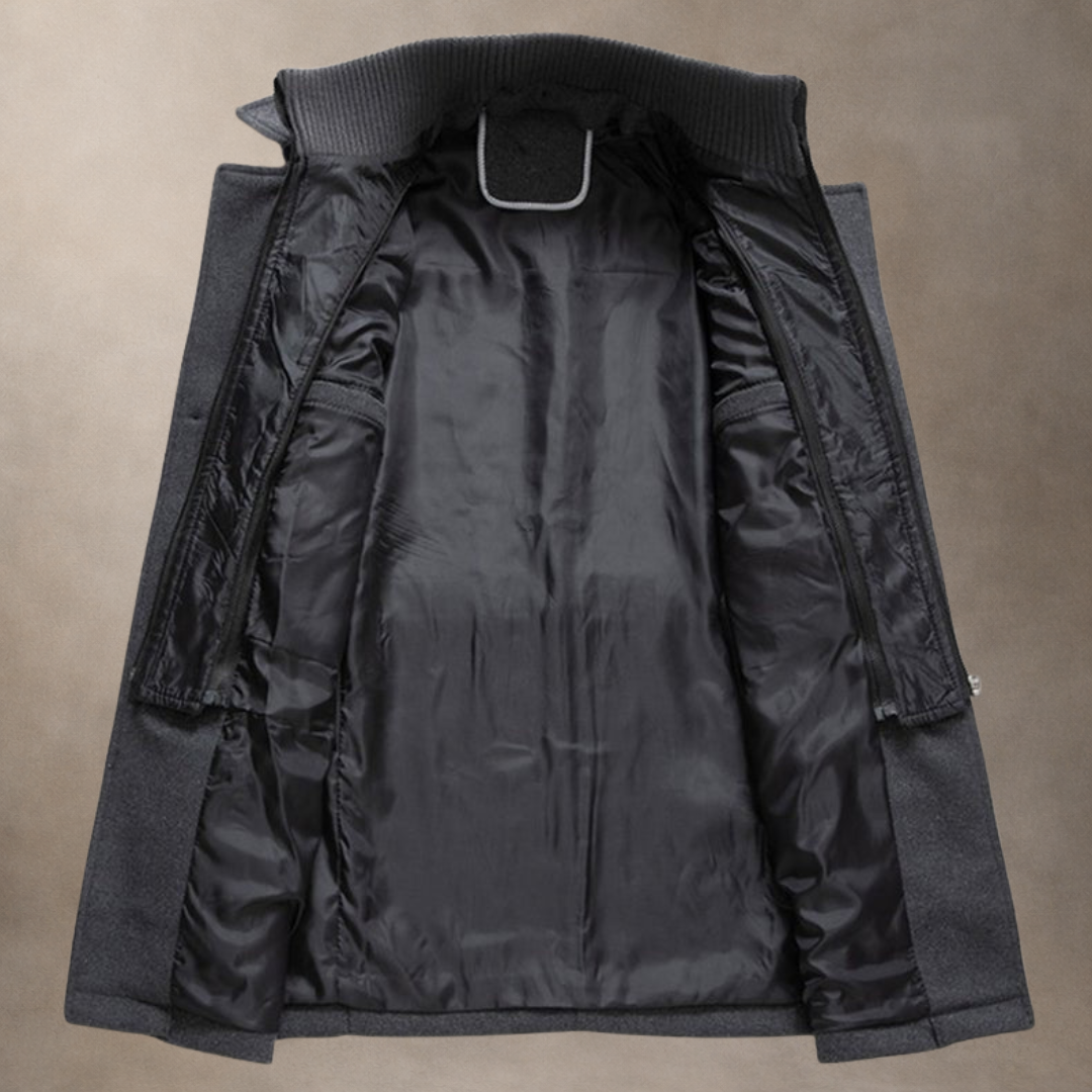 Adam | Layered Wool Coat