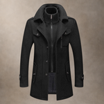 Adam | Layered Wool Coat