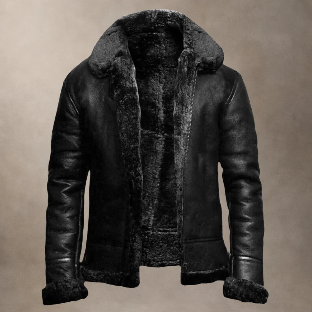 Ashford | Sherpa-Lined Bomber Jacket