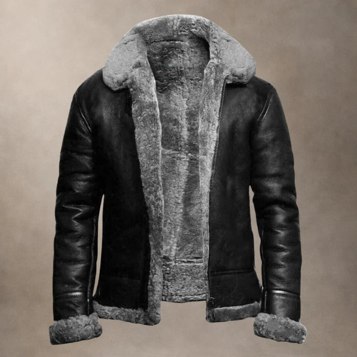 Ashford | Sherpa-Lined Bomber Jacket