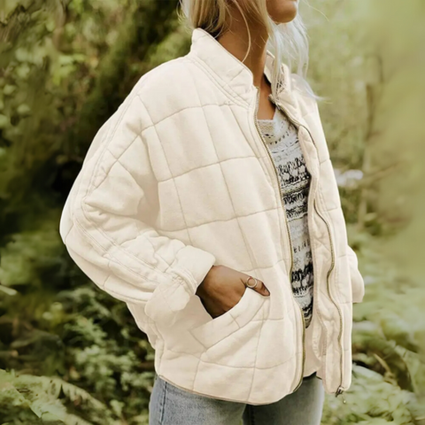 Women’s Oversized Quilted Puffer Winter Jacket