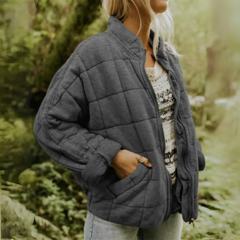 Women’s Oversized Quilted Puffer Winter Jacket