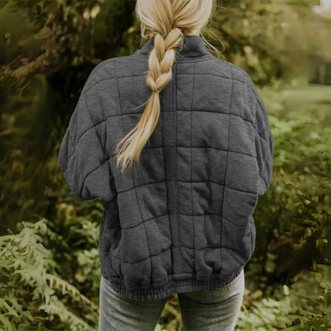 Women’s Oversized Quilted Puffer Winter Jacket