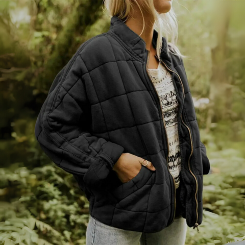 Women’s Oversized Quilted Puffer Winter Jacket