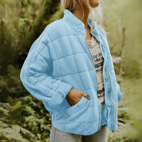 Women’s Oversized Quilted Puffer Winter Jacket