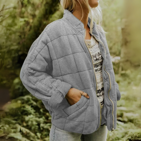 Women’s Oversized Quilted Puffer Winter Jacket