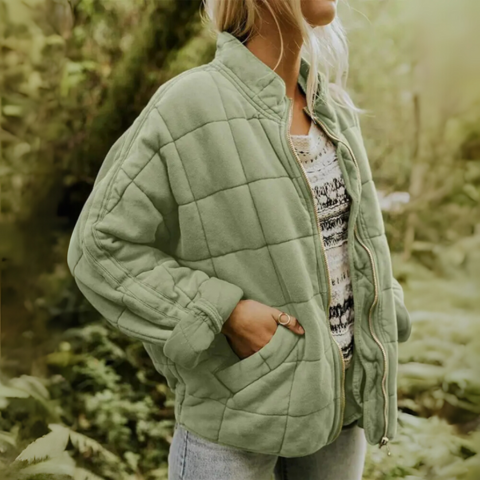 Women’s Oversized Quilted Puffer Winter Jacket